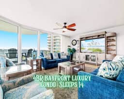 Caribe B407" | 4BR Bayfront Condo With Stunning Views*Unmatched Amenities*Lazy River*Outdoor Pools*Hot Tub*Boat Slip*Beach Trolley*Cabanas*On Site Restaurants*Sleeps 14 - Image 4