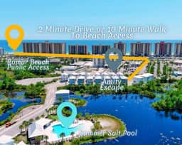 Amity Escape @ Summer Salt" | Private Hot Tub*Pool*Walk To Beach*Firepit*3BR*Sleeps 12 - Image 3