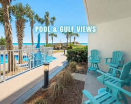 Palm Beach #B12" | Beachfront 1BR | Ground Level | Pool & Gulf Views | Heated Pools | Gym | Sleeps 4 - Image 2
