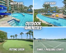 Phoenix On The Bay #1425" | 2BR Bayside Condo*Lazy River*Water Slide*Pools*Hot Tubs*Boat Slip*5 Minutes To Beach*Sleeps 6 - Image 2