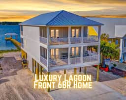 Believe Inn" | Luxury 6BR Lagoon Front Home With Gulf Views*Heated Private Pool*Private Boat Dock*Sleeps 18 - Image 2