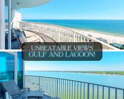 Penthouse 17 @ Lagoon Tower" | Luxury Waterfront 5BR Penthouse*Insane Views*100 Steps To Beach*Outdoor Pool*Heated Indoor Pool*Hot Tub*3700 Sq Ft*Sleeps 10 - Image 2