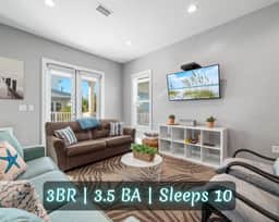 Island Time" @ East Point Cottages | 2 Minute Walk To Beach*Gorgeous Pool*3BR*Sleeps 12 - Image 5