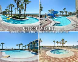 Phoenix West #1801" | Luxury 4BR Beachfront Corner Unit | Huge Balcony With Expansive Gulf Views | Lazy River | Water Slide | Indoor Pool | Hot Tub | Gym | Sleeps 10 - Image 3