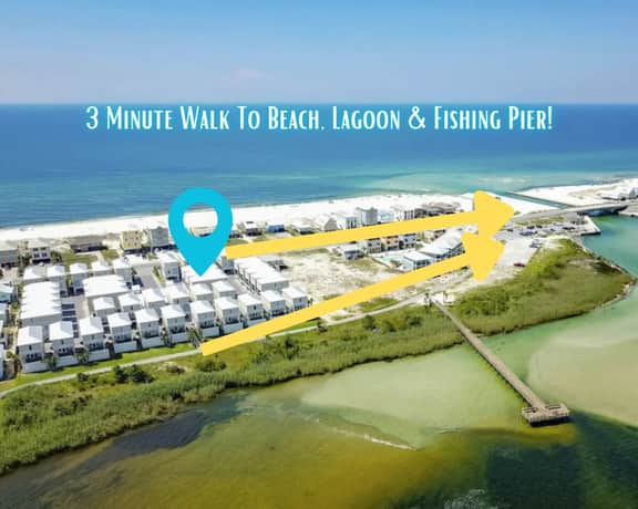 Some Beach" West Side Cottages HH | Steps To Beach & Lagoon | Pool & Pocket Gulf Views | Fishing Pier | 4BR | Sleeps 14 - Image 2