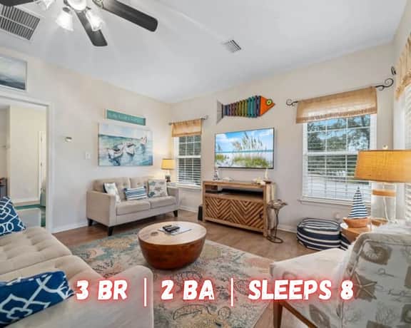 The Rookery II #2801" | Cute 3BR Beach Cottage*Pool*Hot Tub*Walk To Beach*Golf Cart Friendly - Image 5