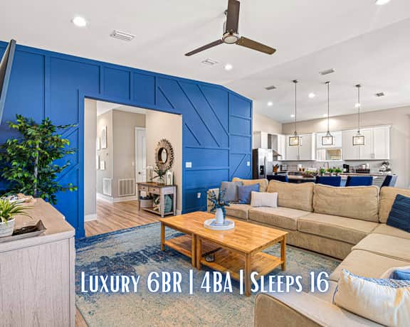 SeaHaven" @ Laguna Key | Luxury 6BR "Almost Beachfront" Home | Steps To Beach & Pool | Game Garage | Tiki Bar | Sleeps 16 - Image 4
