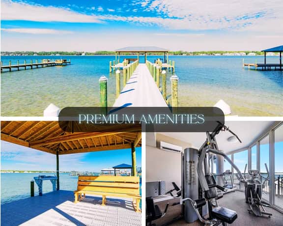 Penthouse 17 @ Lagoon Tower" | Luxury Waterfront 5BR Penthouse*Insane Views*100 Steps To Beach*Outdoor Pool*Heated Indoor Pool*Hot Tub*3700 Sq Ft*Sleeps 10 - Image 5