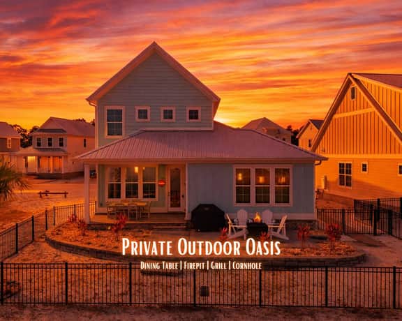 Beach Dreams" @ Summer Salt | Pool*Walk To Beach*Lakeside Views*Private Outdoor Oasis w Firepit*4BR*Sleeps 14*Dog Friendly - Image 3
