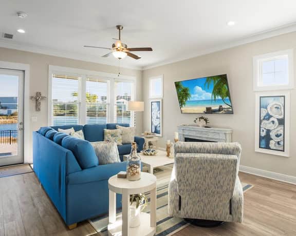 Beach Dreams" @ Summer Salt | Pool*Walk To Beach*Lakeside Views*Private Outdoor Oasis w Firepit*4BR*Sleeps 14*Dog Friendly - Image 5