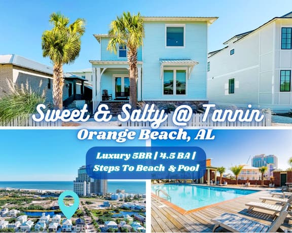 Sweet & Salty @ Tannin" | Luxury 5BR | Walk To Private Beach Access | Pool | 20% Golf Cart Discount Available - Image 1